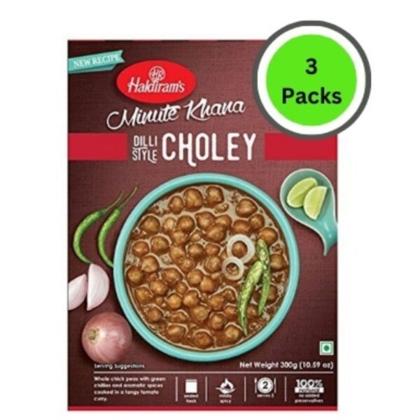 Haldirams Delhi RTE Dilli Style Choley 300g – 3x pack