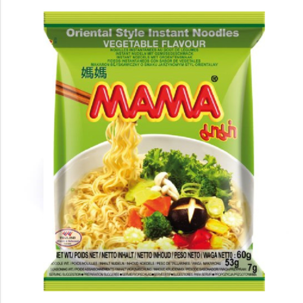 Mama Instant Noodles Vegetable Flavour – 6x Pack